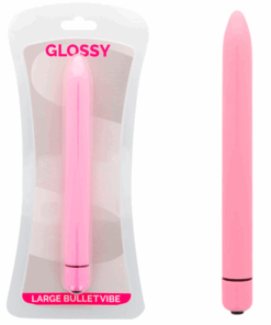 GLOSSY - SLIM VIBRADOR ROSA
