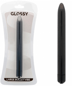 GLOSSY - SLIM VIBRADOR NEGRO