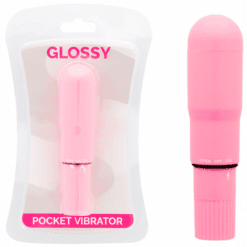 GLOSSY - POCKET VIBRADOR ROSA