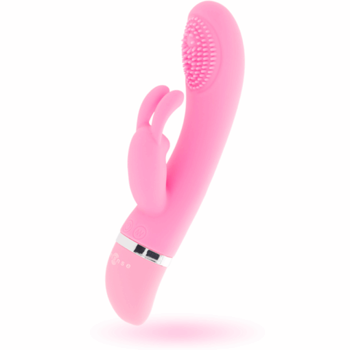 INTENSE – SUSY VIBRADOR OSCILANTE SILICON RABBIT ROSA - intimamenities.com