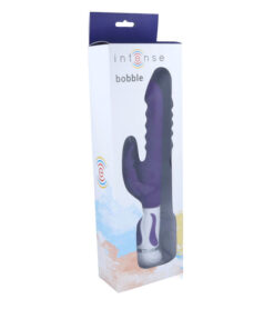 INTENSE – BOBBLE VIBRADOR ROTADOR SILICONA LILA - intimamenities.com