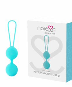 MORESSA - OSIAN TWO ENTRENAMIENTO SUELO PELVICO 101gr PREMIUM SILICONA TURQUESA