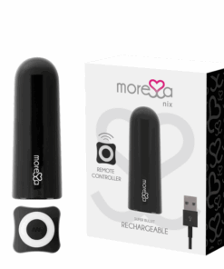 MORESSA - NIX POTENTE VIBRADOR MULTI JUEGOS CONTROL REMOTO NEGRO