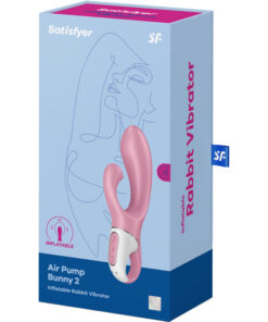 SATISFYER – AIR PUMP BUNNY 2 ROSA - intimamenities.com