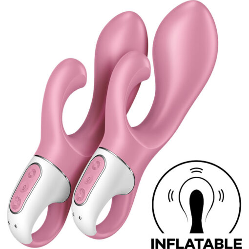 SATISFYER – AIR PUMP BUNNY 2 ROSA - intimamenities.com