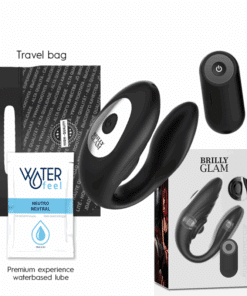 BRILLY GLAM- COUPLE PULSING & VIBRATING CONTROL REMOTO