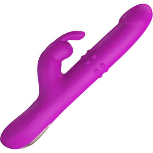 PRETTY LOVE – REESE VIBRADOR CON ROTACIÓN MORADO - intimamenities.com