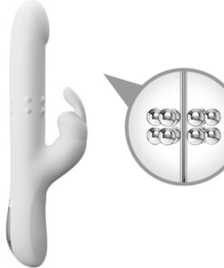 PRETTY LOVE – REESE VIBRADOR CON ROTACIÓN PLATEADO - intimamenities.com
