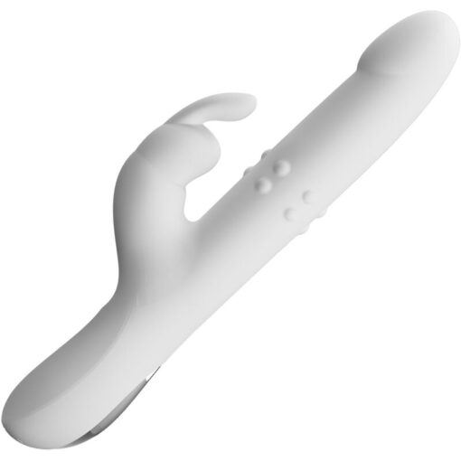 PRETTY LOVE – REESE VIBRADOR CON ROTACIÓN PLATEADO - intimamenities.com