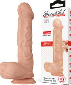 BAILE - BEAUTIFUL ENCOUNTER BERGRISI DILDO REALÍSTICO FLEXIBLE 26 CM NATURAL