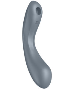 SATISFYER – CURVE TRINITY 1 AIR PULSE VIBRATION GRIS - intimamenities.com