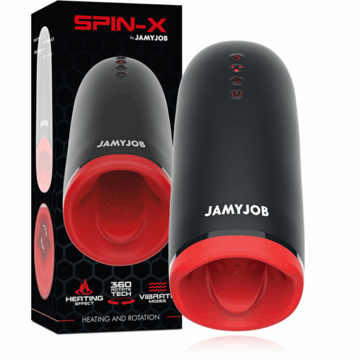 JAMYJOB - SPIN-X MASTURBADOR CON ROTACIàN Y FUNCIàN CALOR