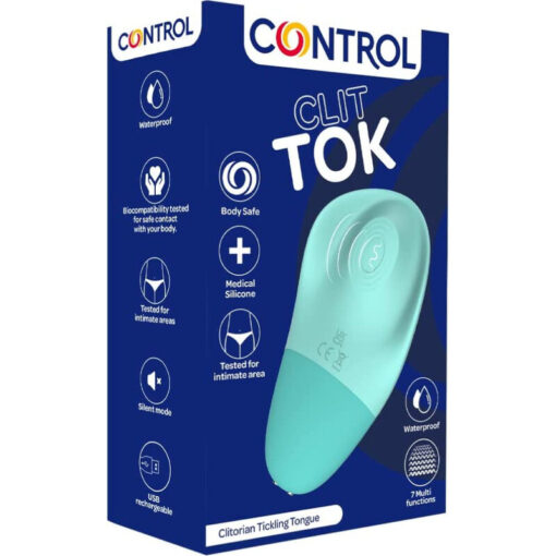 CONTROL – CLIT TOK LENGUA ESTIMULADORA DE CLÍTORIS RECARGABLE - intimamenities.com