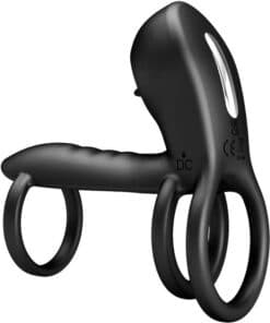 PRETTY LOVE – JAMMY FUNDA DE PENE 12 VIBRACIONES CON LENGUA RECARGABLE SILICONA - intimamenities.com