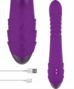 INTENSE – IGGY VIBRADOR MULTIFUNCIÓN RECARGABLE UP & DOWN CON ESTIMULADOR DE CLITORIS MORADO - intimamenities.com