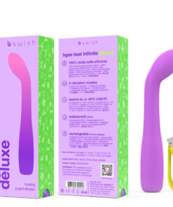 B SWISH – BGEE HEAT INFINITE DELUXE VIBRADOR RECARGABLE SILICONA LAVANDA - intimamenities.com