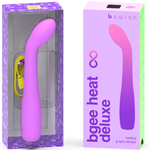 B SWISH – BGEE HEAT INFINITE DELUXE VIBRADOR RECARGABLE SILICONA LAVANDA - intimamenities.com