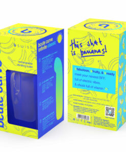 B SWISH – BCUTE CURVE INFINITE CLASSIC EDICION LIMITADA VIBRADOR RECARGABLE SILICONA AMARILLO - intimamenities.com