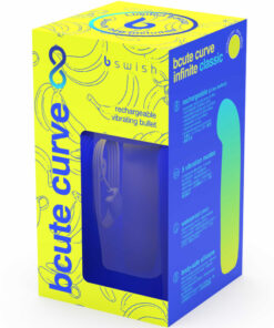 B SWISH – BCUTE CURVE INFINITE CLASSIC EDICION LIMITADA VIBRADOR RECARGABLE SILICONA AMARILLO - intimamenities.com
