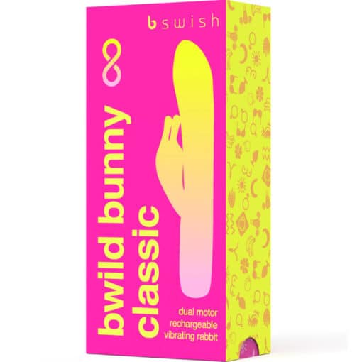 B SWISH – BWILD BUNNY INFINITE CLASSIC VIBRADOR RECARGABLE SILICONA ROSA - intimamenities.com