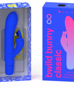 B SWISH – BWILD BUNNY INFINITE CLASSIC VIBRADOR RECARGABLE SILICONA AZUL - intimamenities.com