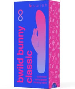B SWISH – BWILD BUNNY INFINITE CLASSIC VIBRADOR RECARGABLE SILICONA AZUL - intimamenities.com