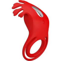 PRETTY LOVE - RUBEN ANILLO VIBRADOR 7 VIBRACIONES SILICONA ROJO - piKanteo | Despierta tu lado más piKante