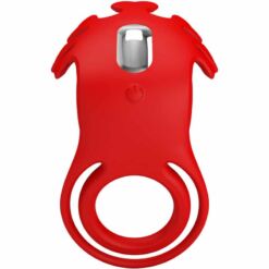 PRETTY LOVE - RUBEN ANILLO VIBRADOR 7 VIBRACIONES SILICONA ROJO - piKanteo | Despierta tu lado más piKante