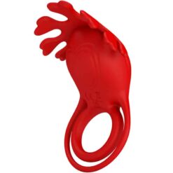 PRETTY LOVE - RUBEN ANILLO VIBRADOR 7 VIBRACIONES SILICONA ROJO - piKanteo | Despierta tu lado más piKante
