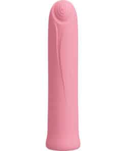 PRETTY LOVE - CURTIS MINI VIBRADOR SUPER POWER 12 VIBRACIONES SILICONA ROSA