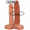 VIRILXL - EXTENSIÓN DE PENE LIQUID SILICONE V5 MARRÓN