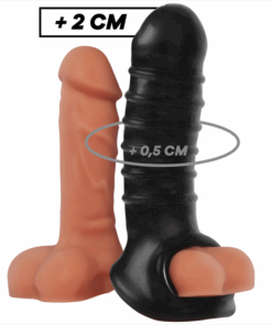 VIRILXL - EXTENSION Y FUNDA  DE PENE  V15 NEGRO