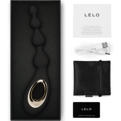 LELO - SORAYA BEADS MASAJEADOR ANAL NEGRO - Imagen 2