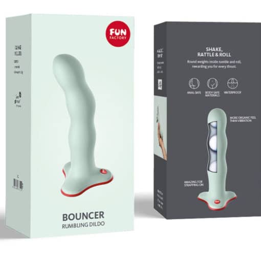 FUN FACTORY - BOUNCER DILDO VERDE SALVIA - Imagen 6