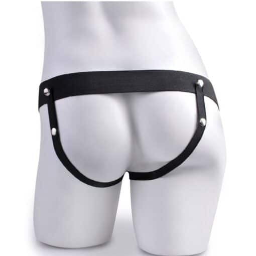 FETISH FANTASY SERIES - ARNÉS AJUSTABLE CONTROL REMOTO PENE REALÍSTICO CON TESTÍCULOS RECARGABLE Y VIBRADOR 15 CM - Imagen 5