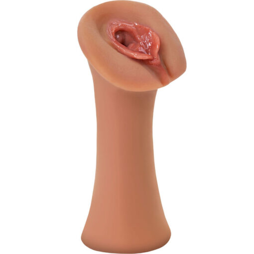 FETISH FANTASY EXTREME - MASTURBADOR MASCULINO SILICONA JUICY SNATCH CARAMELO - Imagen 3