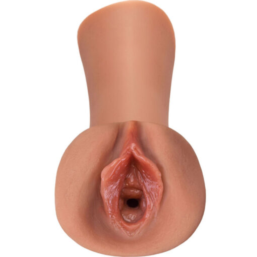 FETISH FANTASY EXTREME - MASTURBADOR MASCULINO SILICONA JUICY SNATCH CARAMELO - Imagen 2
