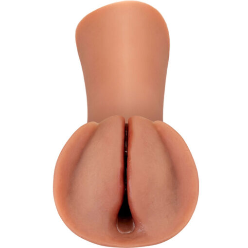 FETISH FANTASY EXTREME - MASTURBADOR MASCULINO SILICONA SLIPPERY SLIT CARAMELO - Imagen 2