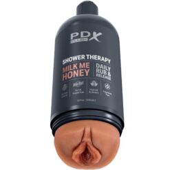 PDX PLUS - MASTURBADOR STROKER DISE¥O DISCRETO DE BOTE CHAMPU MILK ME HONEY CARAMELO