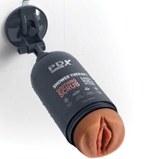 PDX PLUS - MASTURBADOR STROKER DISE¥O DISCRETO DE BOTE CHAMPU SOOTHING SCRUB CARAMELO - Imagen 2