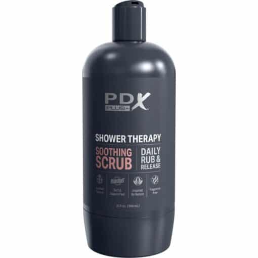 PDX PLUS - MASTURBADOR STROKER DISE¥O DISCRETO DE BOTE CHAMPU SOOTHING SCRUB CARAMELO - Imagen 3