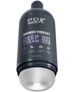 PDX PLUS - MASTURBADOR STROKER DISEÑO DISCRETO DE BOTE CHAMPU DEEP CREAM
