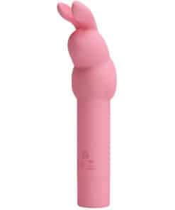 PRETTY LOVE - VIBRADOR DE SILICONA CONEJO ROSA GERARDO