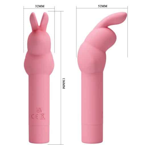 PRETTY LOVE - VIBRADOR DE SILICONA CONEJO ROSA GERARDO - Imagen 7