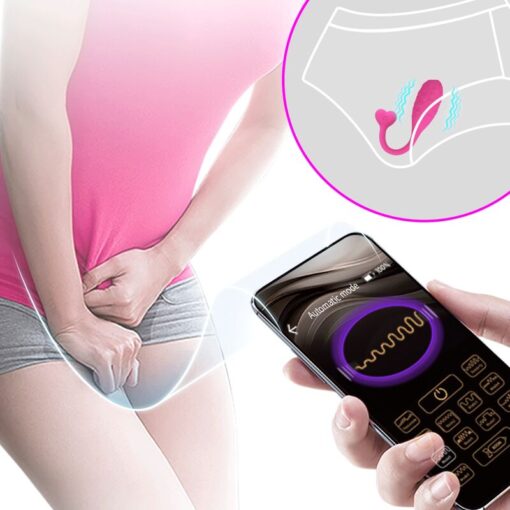 PRETTY LOVE – HUEVO VIBRADOR PESCADOR ROSA CONTROLADO POR APP - intimamenities.com