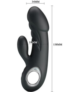 PRETTY LOVE – ANSEL VIBRADOR ESTIMULADOR PUNTO G Y CLITORIS - intimamenities.com