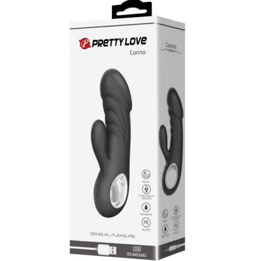 PRETTY LOVE – ANSEL VIBRADOR ESTIMULADOR PUNTO G Y CLITORIS - intimamenities.com