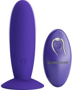 PRETTY LOVE - YOUTH PLUG ANAL VIBRADOR CONTROL REMOTO VIOLETA