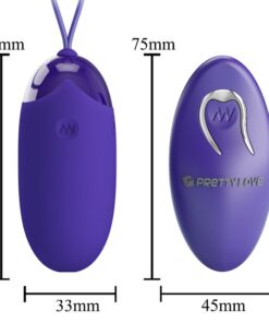 PRETTY LOVE – BERGER YOUTH HUEVO VIBRADOR CONTROL REMOTO VIOLETA - intimamenities.com