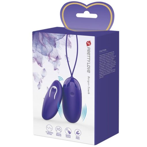 PRETTY LOVE – BERGER YOUTH HUEVO VIBRADOR CONTROL REMOTO VIOLETA - intimamenities.com